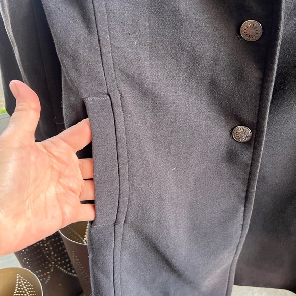 Cabi #384 Military Style Peacoat Blue/Gray - Picture 3 of 5